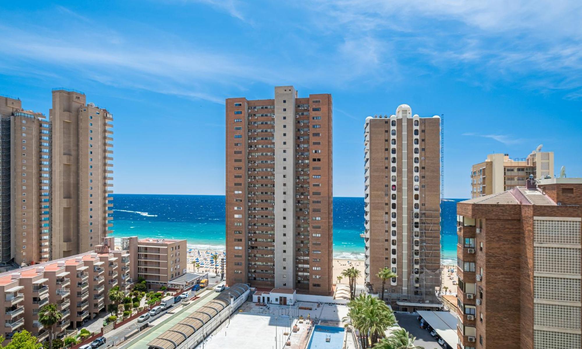 Los Caballos 12-C Levante Beach Benidorm Eksteriør billede